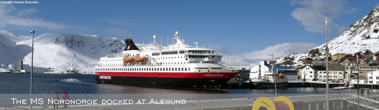 MS Nordnorge docked in Alesund