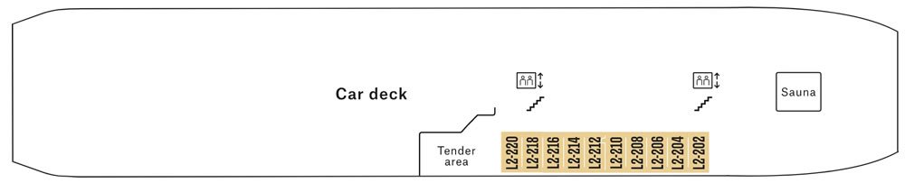 MS Kong Harald Deck 2